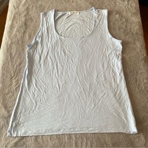 Kettlewell tank top double layer Light Blue Sleeveless Top size LL